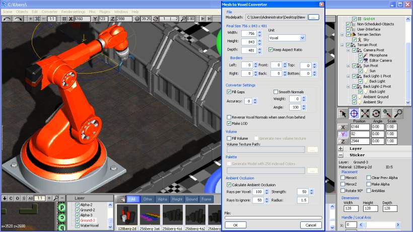 mesh voxel converter